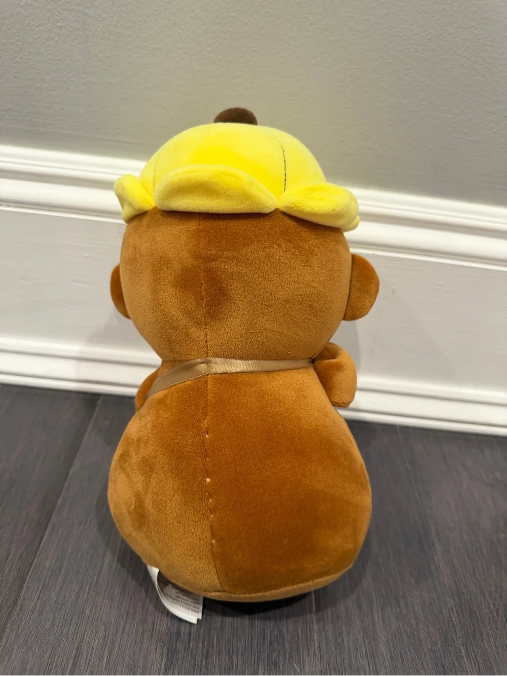 NWOT Smoochy Pals Plush Monkey with Yellow Hat and Banana Toy Stuffed Animal